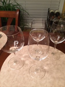 Deciding which glass would be best for the Jones Von Drehle Petit Manseng 