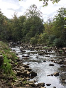 High Country Wineries - Watauga River at Grandfather Vineyard