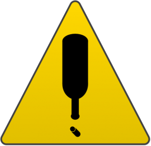 Wine Warning Symbol 512x495