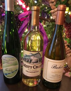 Holiday White Wines from North Carolina