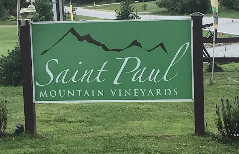June, 2017 – Visit to Saint Paul Mountain Vineyards