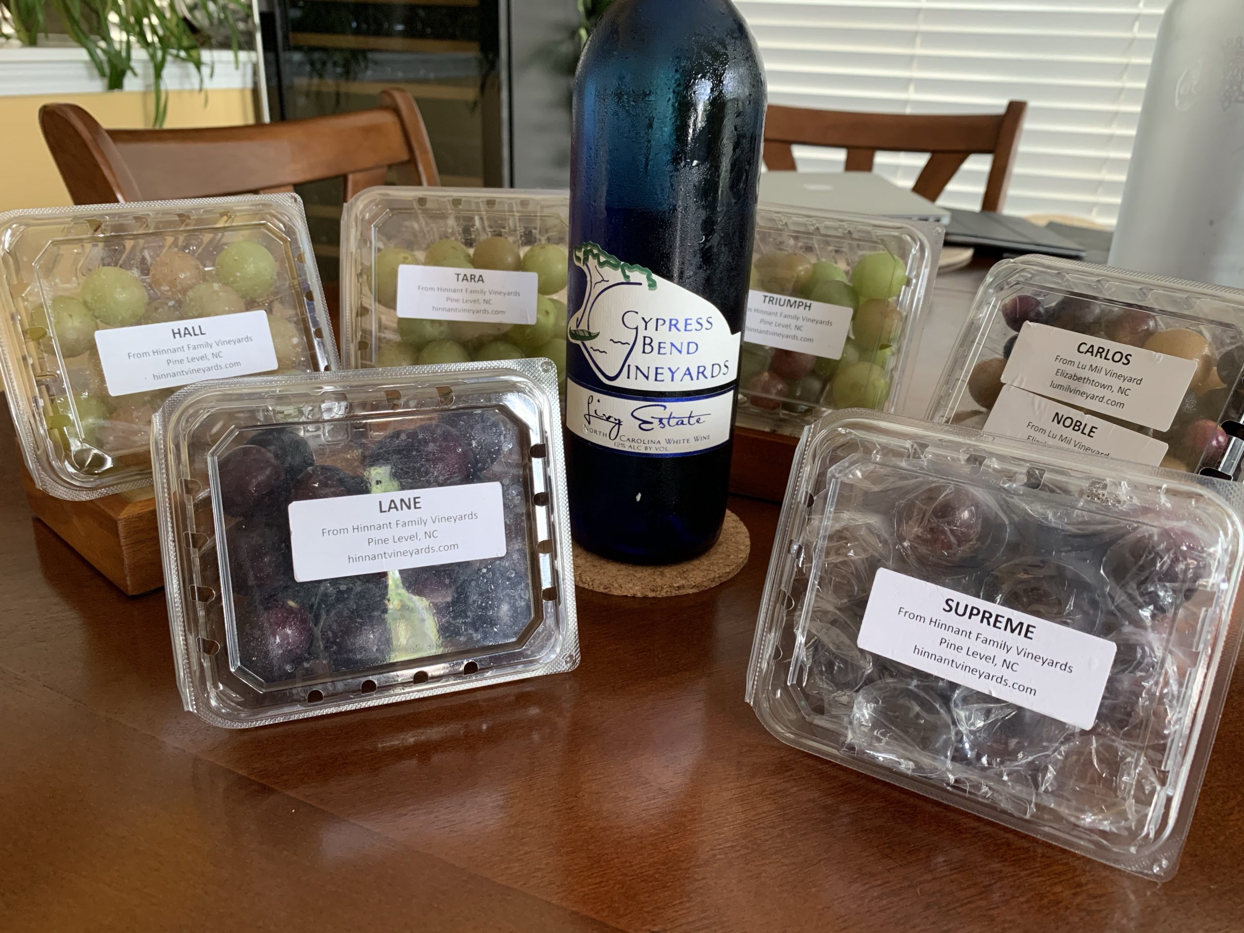 NC Muscadine Grapes and Wine