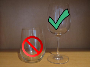 Just say no to stemless wine glasses